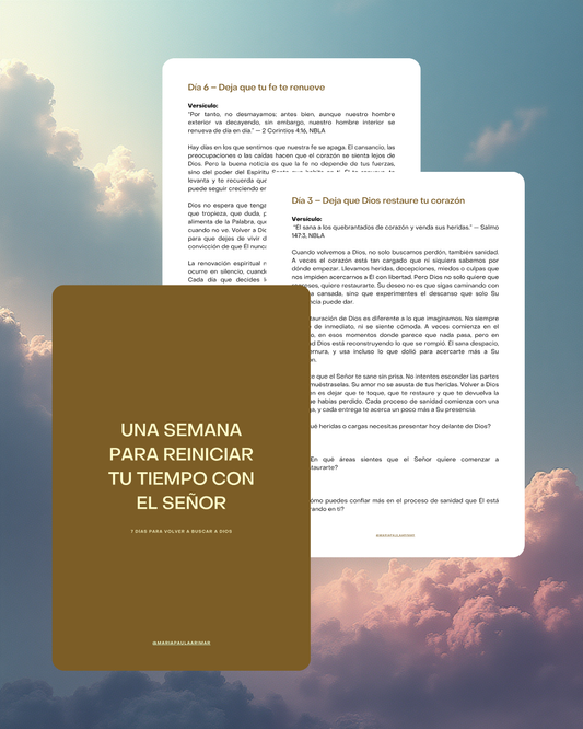 7 días para volver a Dios